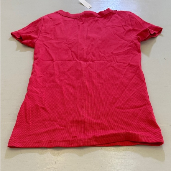 Madewell (Re)generative Cotton Ribbed Scoopneck Tee Size XS - Picture 13 of 13